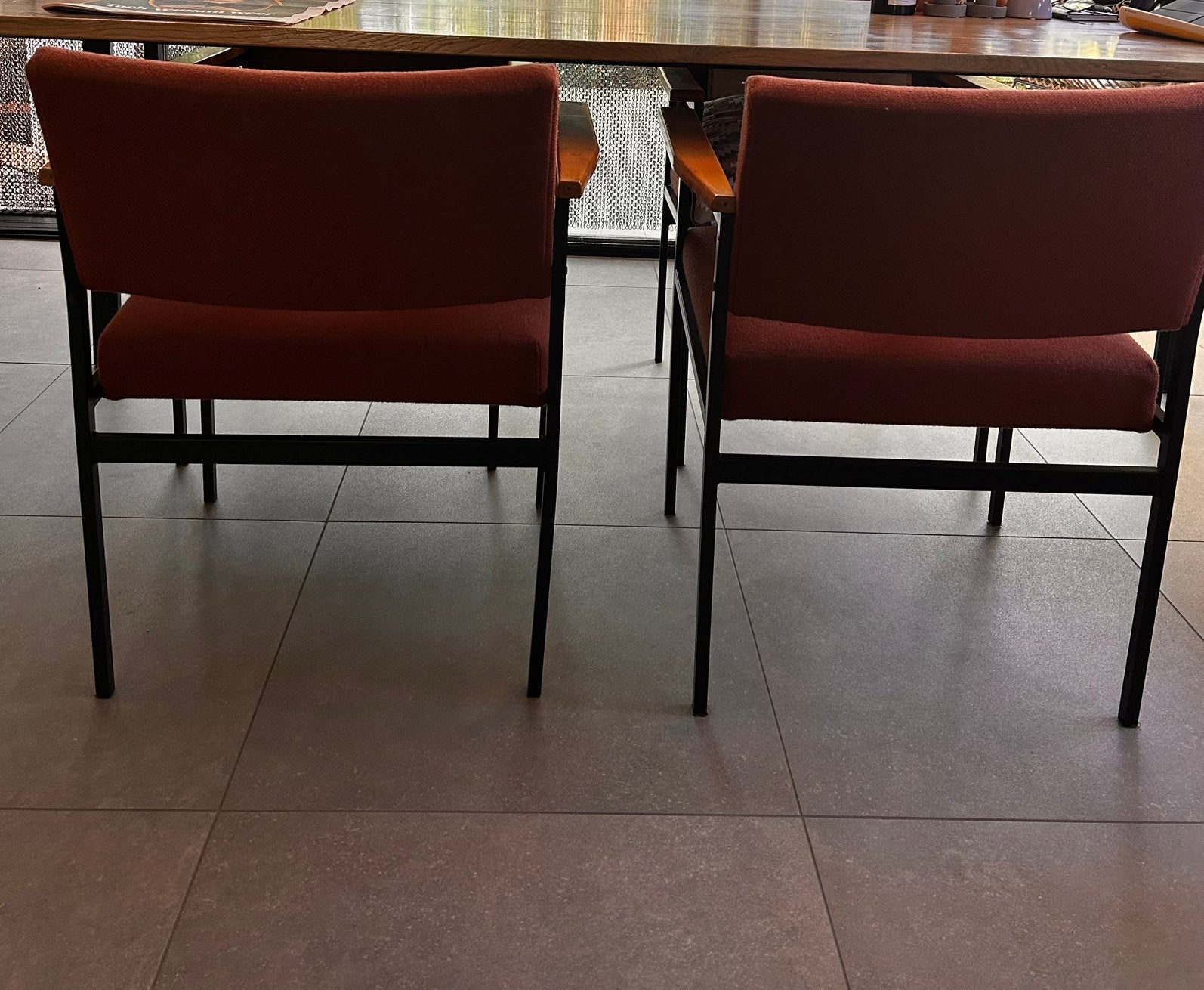 Práchtige Vintage eetkamerstoelen., Ophalen, Overige kleuren, Vier, Stof