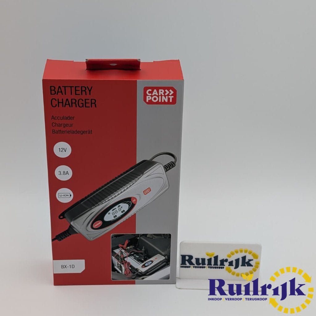 Carpoint Batterijlader 12v 3.8A BX-1D Acculader - Nieuw, Carpoint, Nieuw, Info@carpoint.nl, Pascalweg 10, 4104 BE Culemborg, Nederland