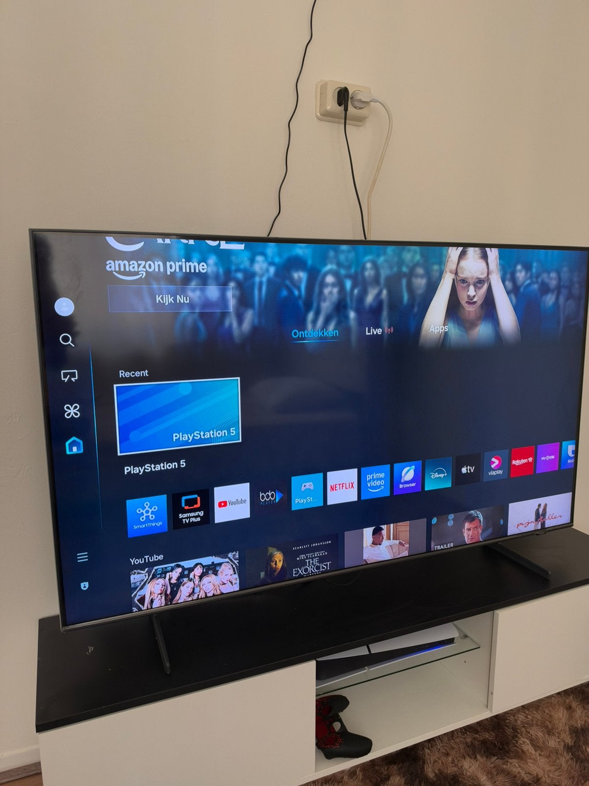 Samsung QLED 55 inch 4K Smart TV – QE55Q60D (2024), Audio, Tv en Foto, Ophalen, QLED, 50 Hz, Zo goed als nieuw