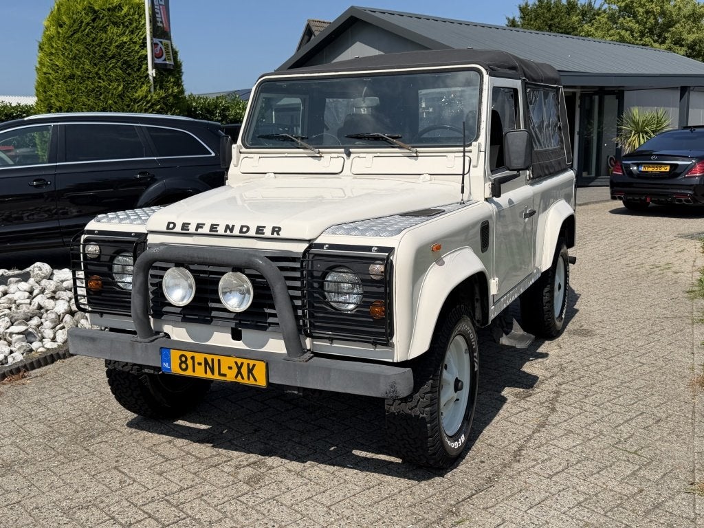 Land Rover Defender 2.5 TD 90 County Softtop 1988 Cabrio 6 Z, Land Rover, Wit, Bedrijf, Vierwielaandrijving