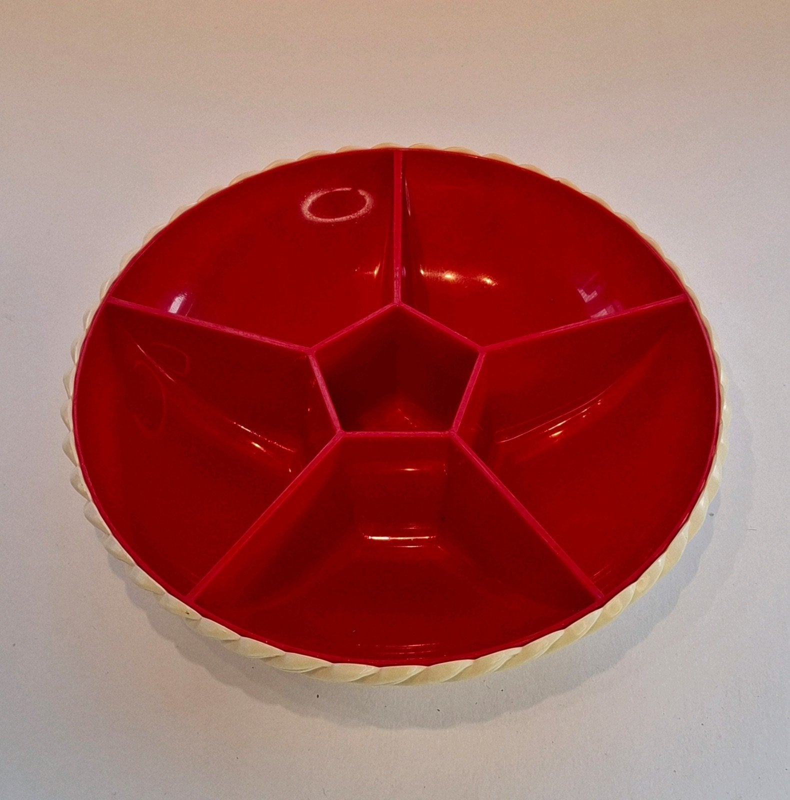 Vintage Retro Snackschaal Emsa, Kunststof, Ophalen of Verzenden, Overige stijlen, Schaal of Schalen