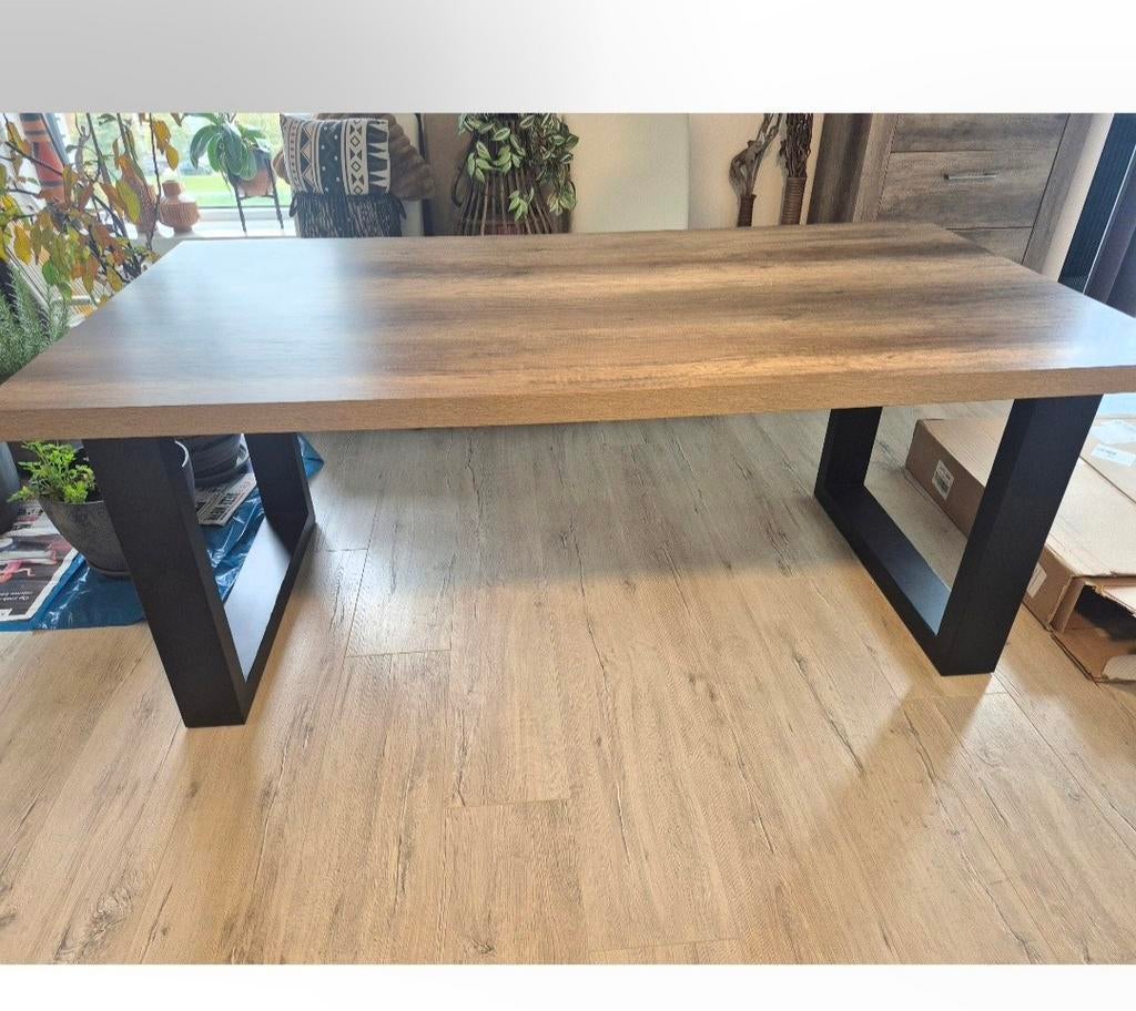 Moderne lndustriele tafelpoten, Huis en Inrichting, Tafelonderdelen, Ophalen, 100 tot 150 cm, 50 tot 100 cm, Zo goed als nieuw