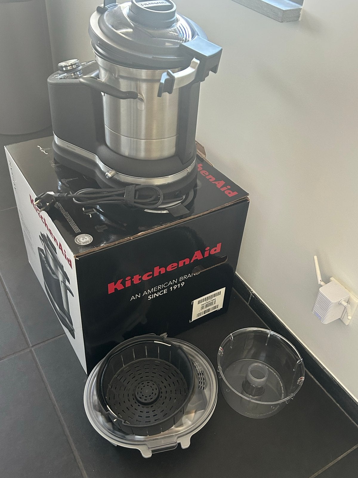 KitchenAid Cook Processor 5KCF0201EBK - Zo goed als nieuw, 4 liter of meer, Ophalen of Verzenden, Zo goed als nieuw