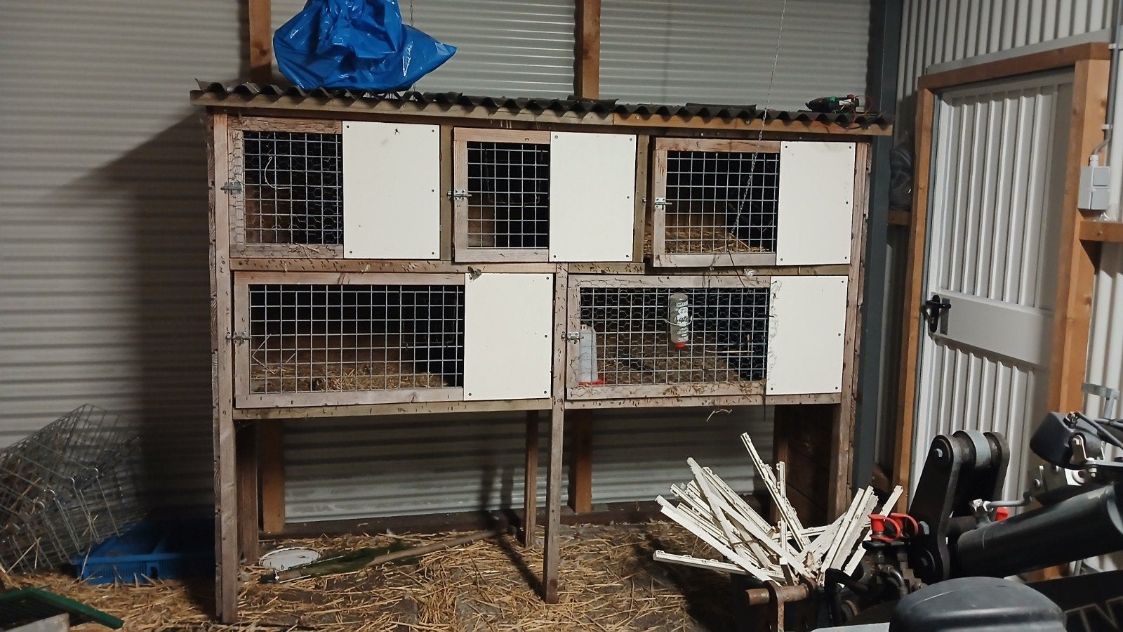 gebruikte konijnenflat te koop, Dieren en Toebehoren, Ophalen, 90 cm of meer, Konijn, Hok