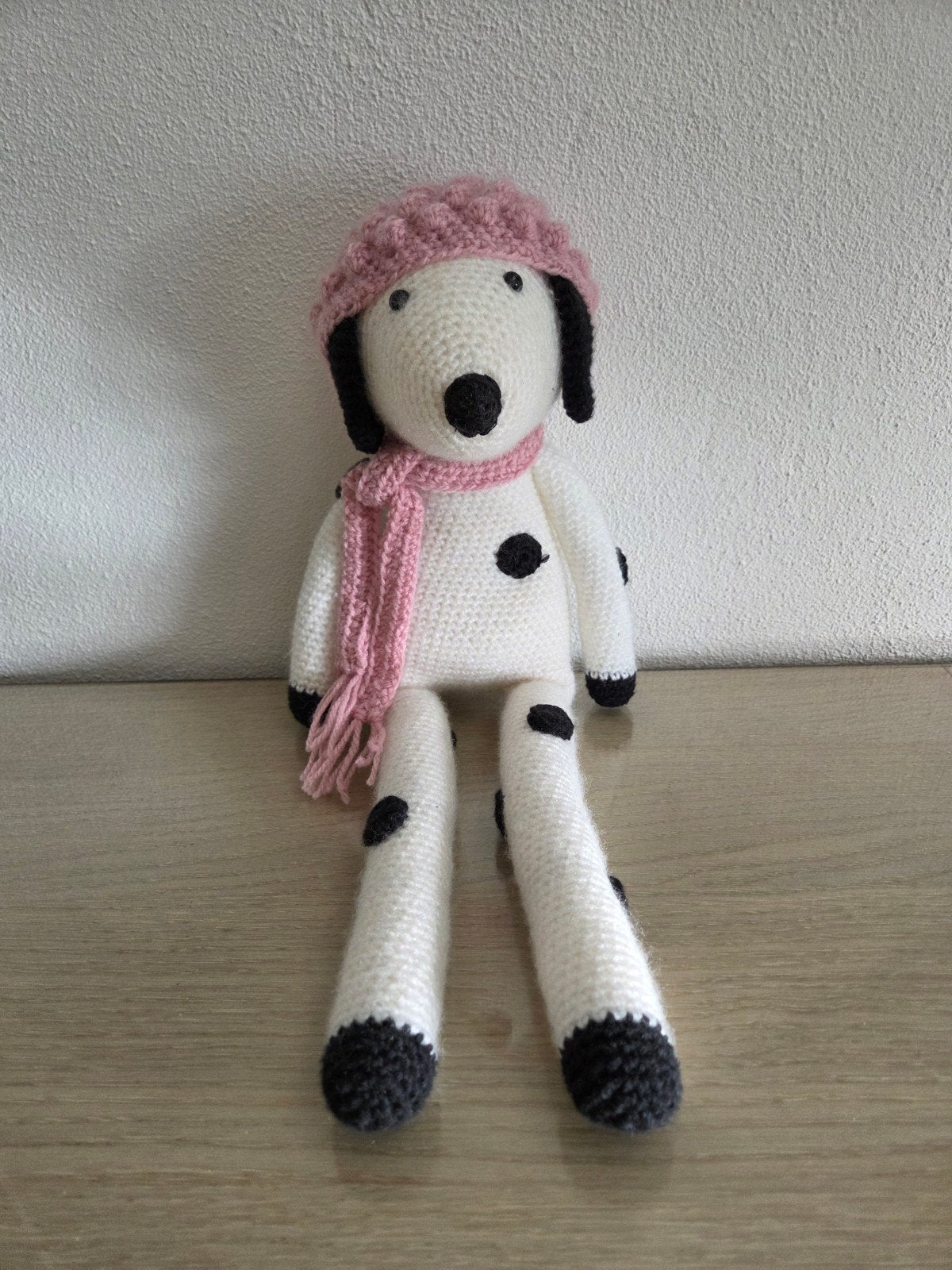 Dalmatiër/hond gehaakt. Nieuw!, Ophalen of Verzenden, Nieuw, Wit, Hond