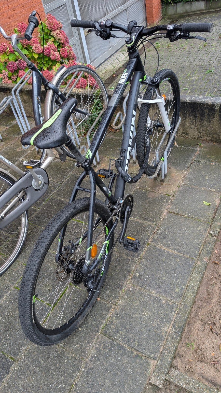 Rockrider 520 Mountainbike + code hangslot, Fietsen en Brommers, Hardtail, Heren, Zo goed als nieuw, Schijfrem