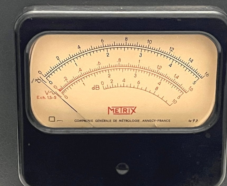 MÉTRIX - VACUÜMBUIS VOLTMETER MOD 742 -, Ophalen of Verzenden