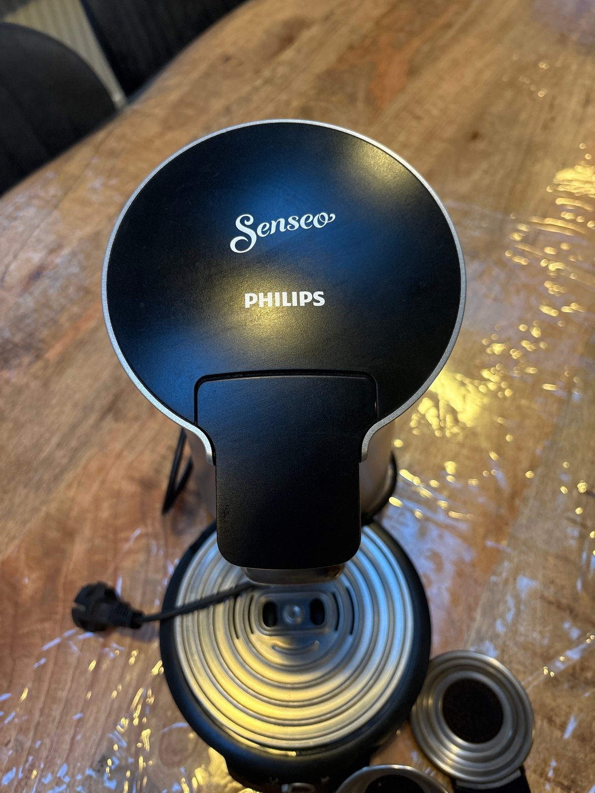 Philips Senseo Koffiezetapparaat - Zilver/Zwart, Koffiepads en cups, Gebruikt, Koffiemachine, Ophalen of Verzenden