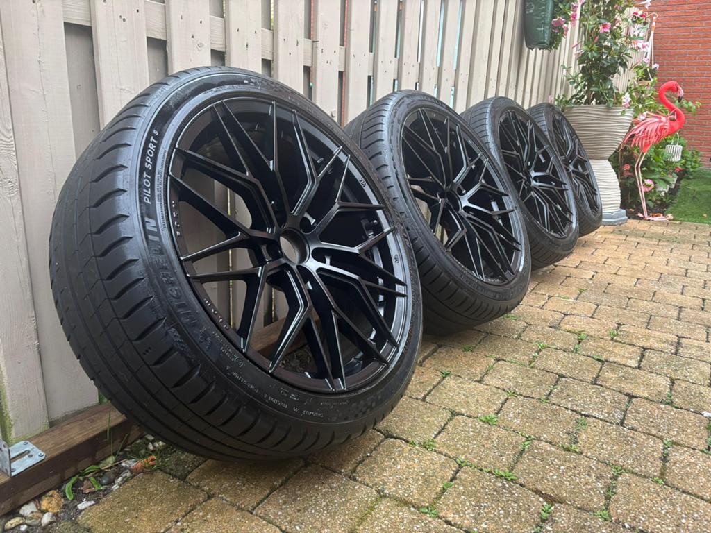 ‼️19” Flow Forged Velgen Michelin PS4/5 Audi A4 A5 E klasse, Auto-onderdelen, 245 mm, Banden en Velgen, Nieuw, Zomerbanden
