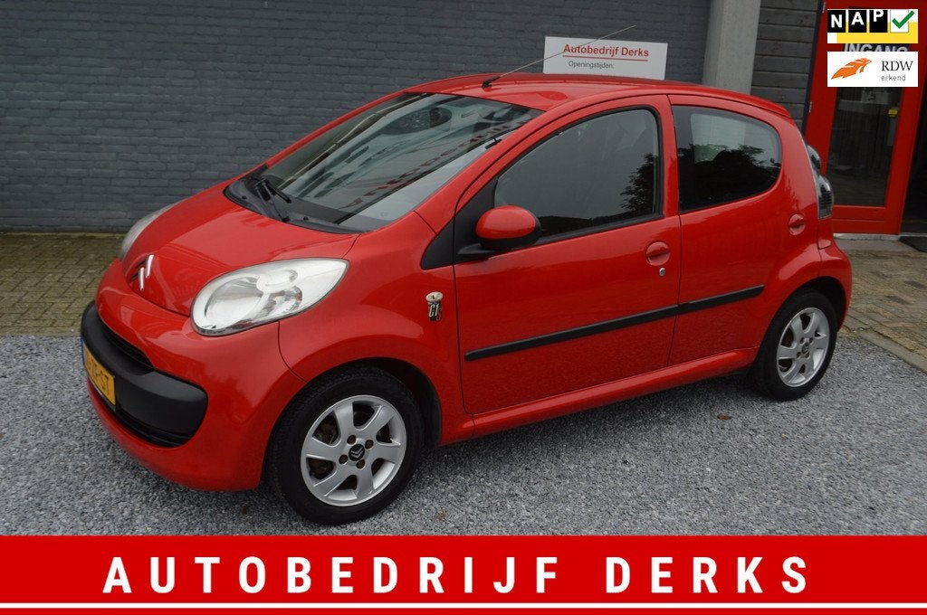 Citroen C1 1.0-12V Ambiance Airco Stuurbekrachtiging Jaar Ga, Voorwielaandrijving, Stof, Gebruikt, 4 stoelen