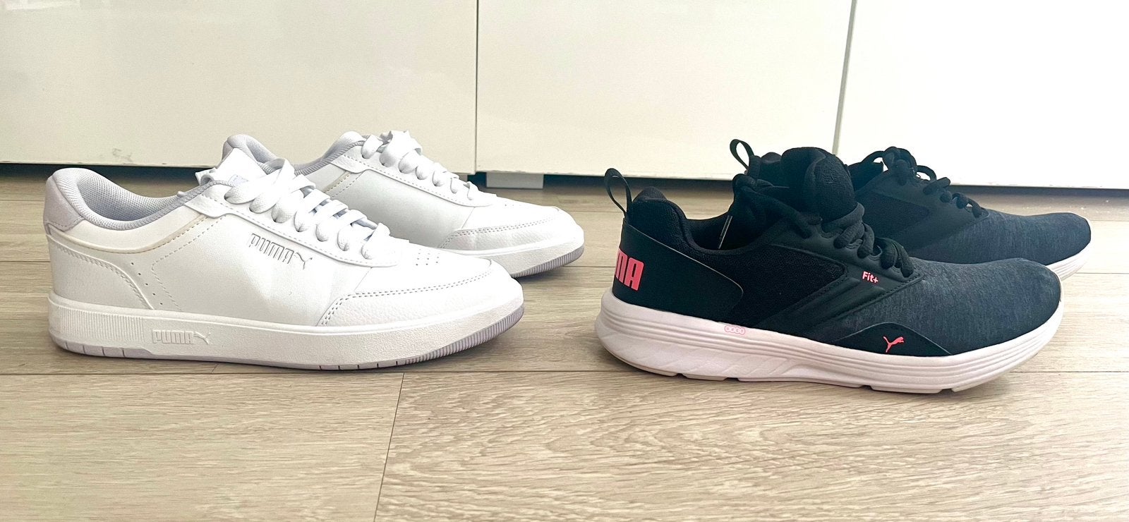 Dames Puma Canasta sneakers & Nrgy comet hardloopschoenen, Ophalen, Wit, Sneakers of Gympen, Gedragen