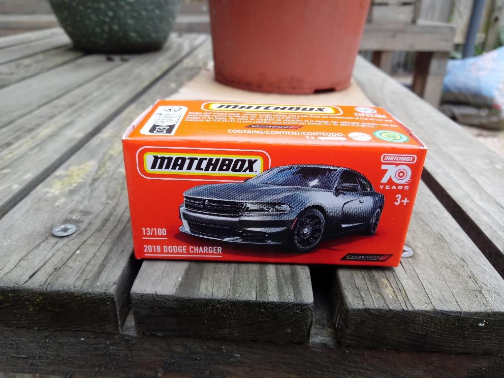 Dodge Charger '18 Matchbox, Ophalen, Nieuw, Auto