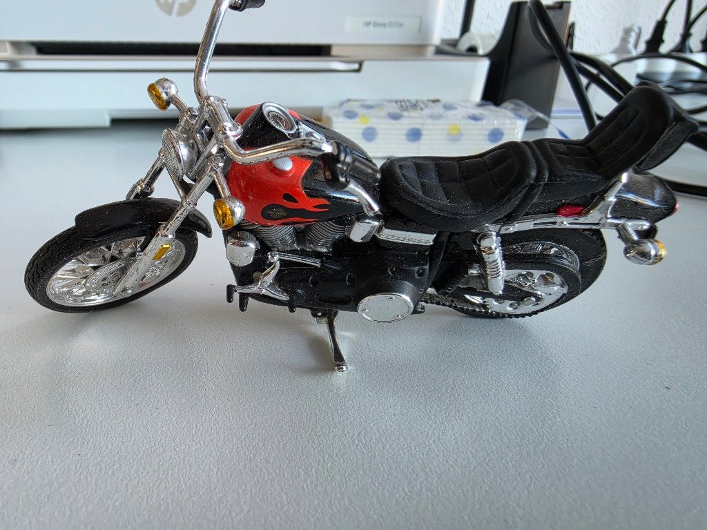 Harley Davidson motor 1/18, Ophalen of Verzenden, Gebruikt, Motor, Maisto