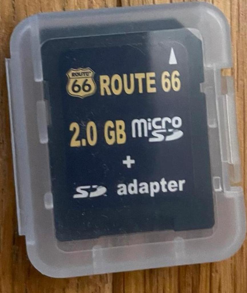 Route 66 2.0 gb adapter geheugenkaart micro sd 5e, Ophalen of Verzenden, Zo goed als nieuw, SD, Fotocamera