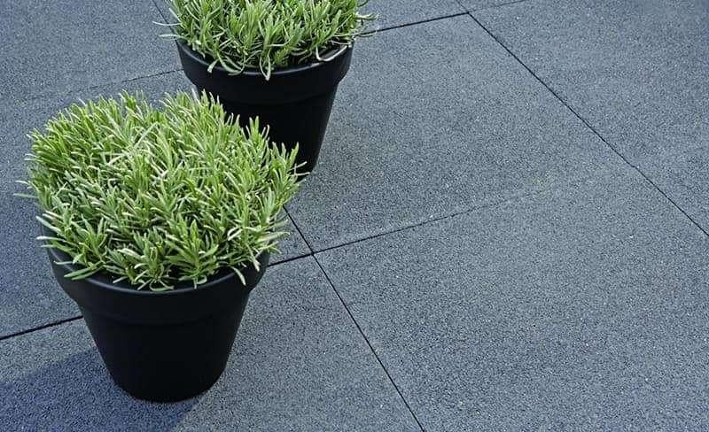 Excluton Terrastegel 60x60x4 cm, Nero, nieuw, Ophalen, Nieuw, 10 m² of meer, Beton
