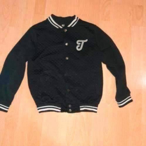 Zwart baseball vest 146, Kinderen en Baby's, Verzenden, Gebruikt, Meisje, Trui of Vest