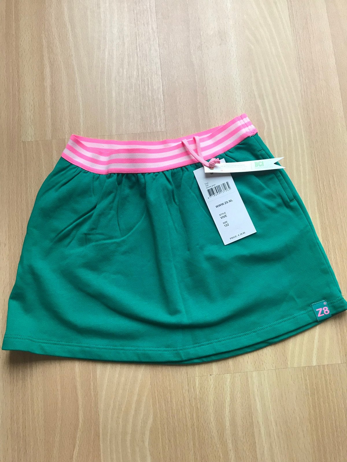 Z8 rokje meisje groen maat 122 nieuw met kaartje, Ophalen of Verzenden, Zo goed als nieuw, Meisje, Jurk of Rok