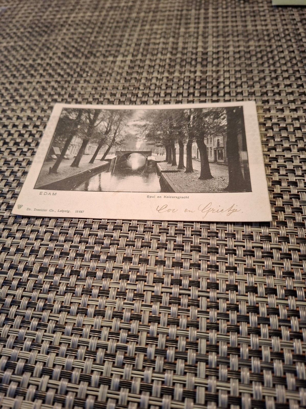 Edam Spui en Keizersgracht, Ophalen of Verzenden, Voor 1920, Gelopen, Noord-Holland