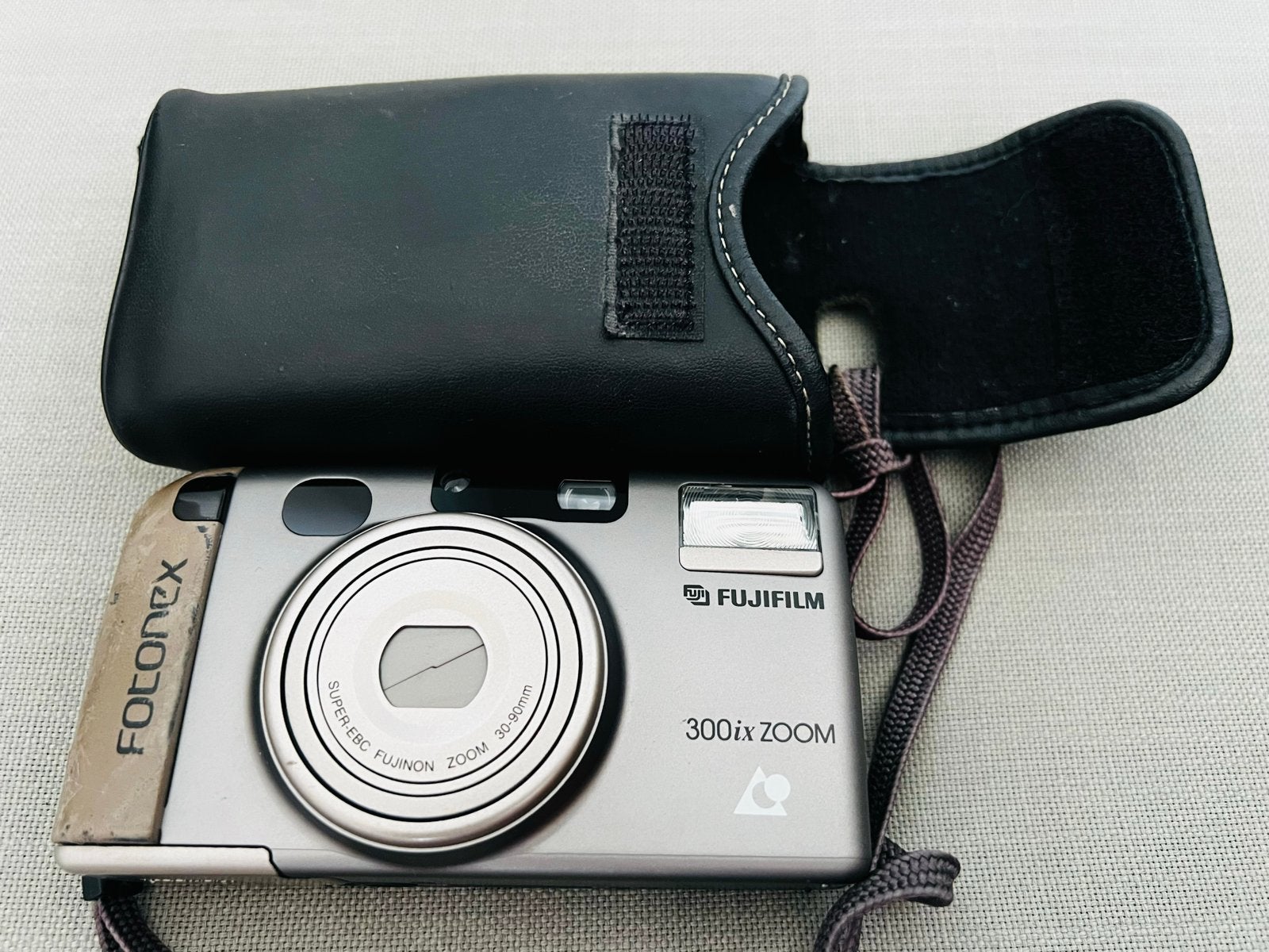 Fuji Fotorex 300ix Zoom Compact Camera met Hoesje, Ophalen of Verzenden, Gebruikt, Compact, Fuji