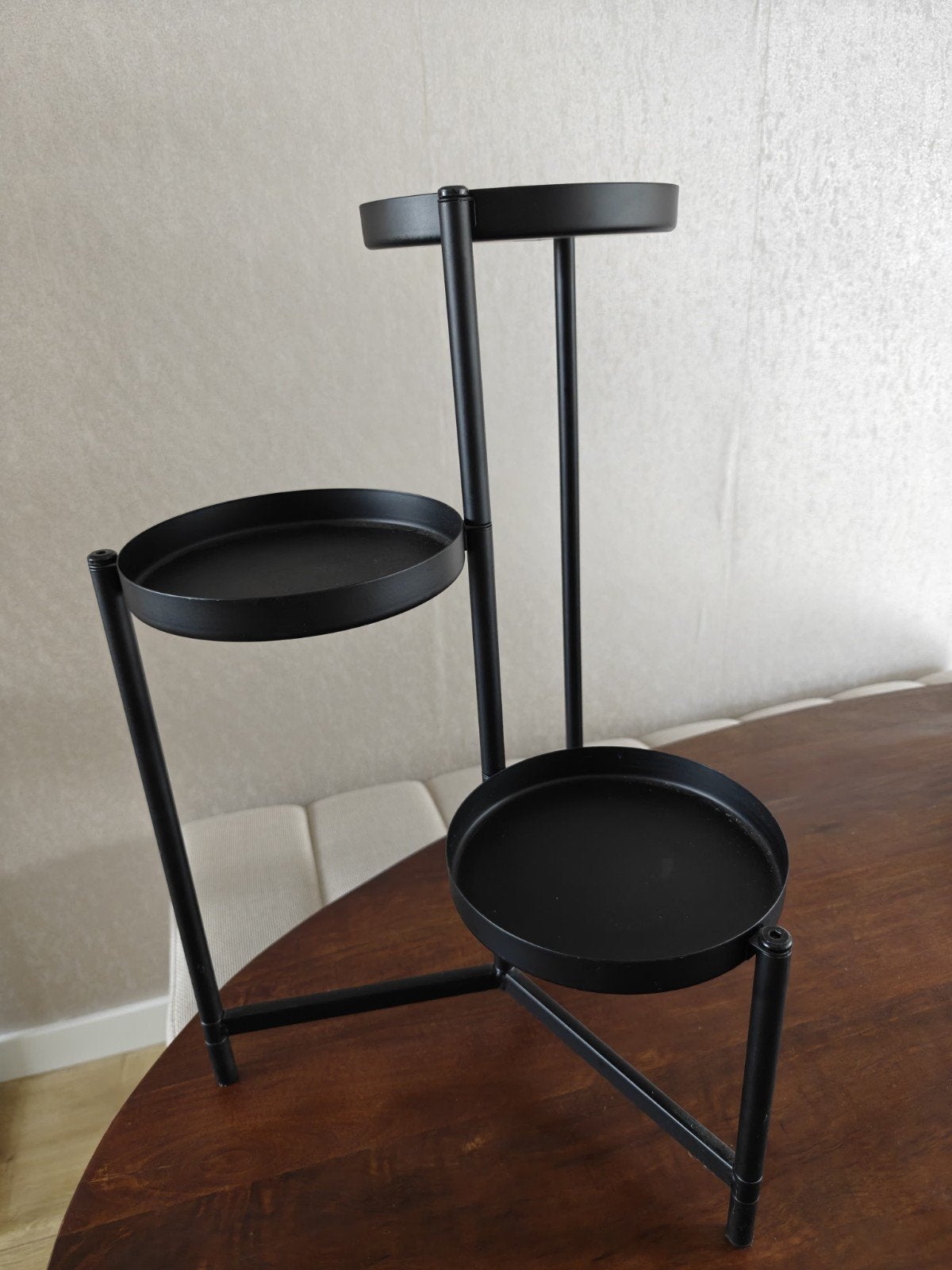 Ikea Olivblad plantenstandaard, Ophalen, Zo goed als nieuw, Zwart, Metaal