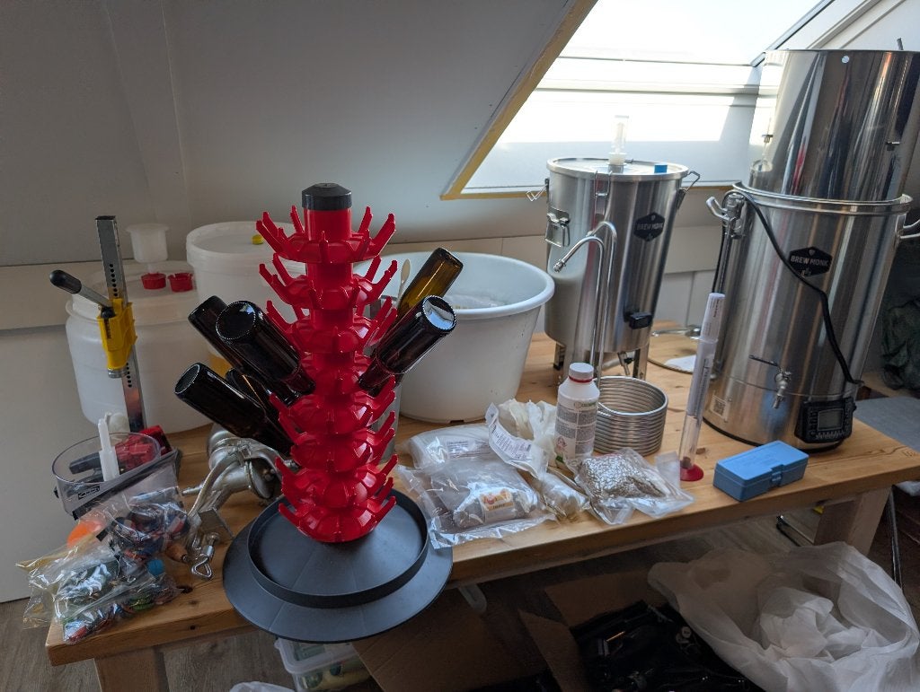 Brew Monk brouwketel en Brew Monk gistvat, Ophalen, Zo goed als nieuw