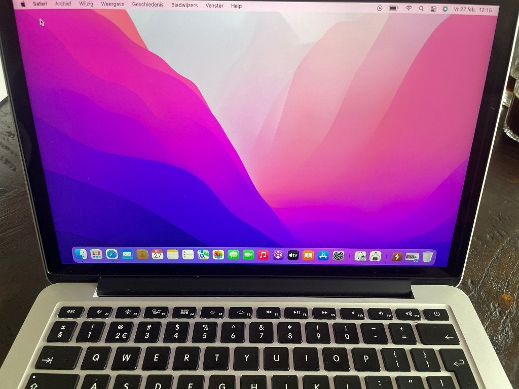 MacBook Pro Retina, 13-inch, krachtig voor weinig ect.., MacBook Pro, Gebruikt, 2 tot 3 Ghz, Qwerty