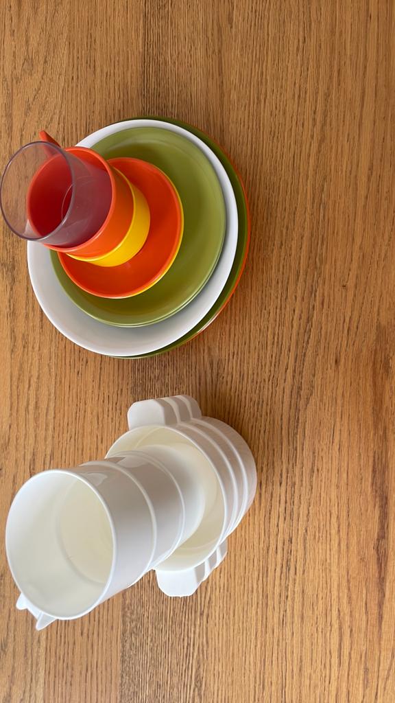 Campeer servies, Ophalen of Verzenden, Gebruikt