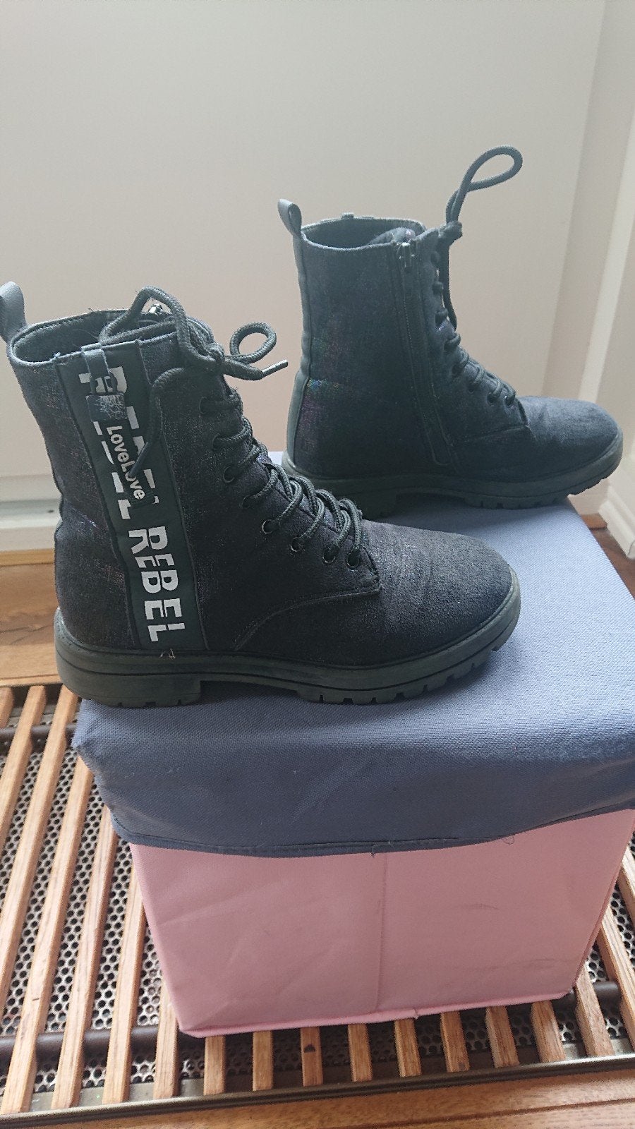 rebel kinderlaarzen maat 34, Ophalen, Gebruikt, Meisje, Rebel