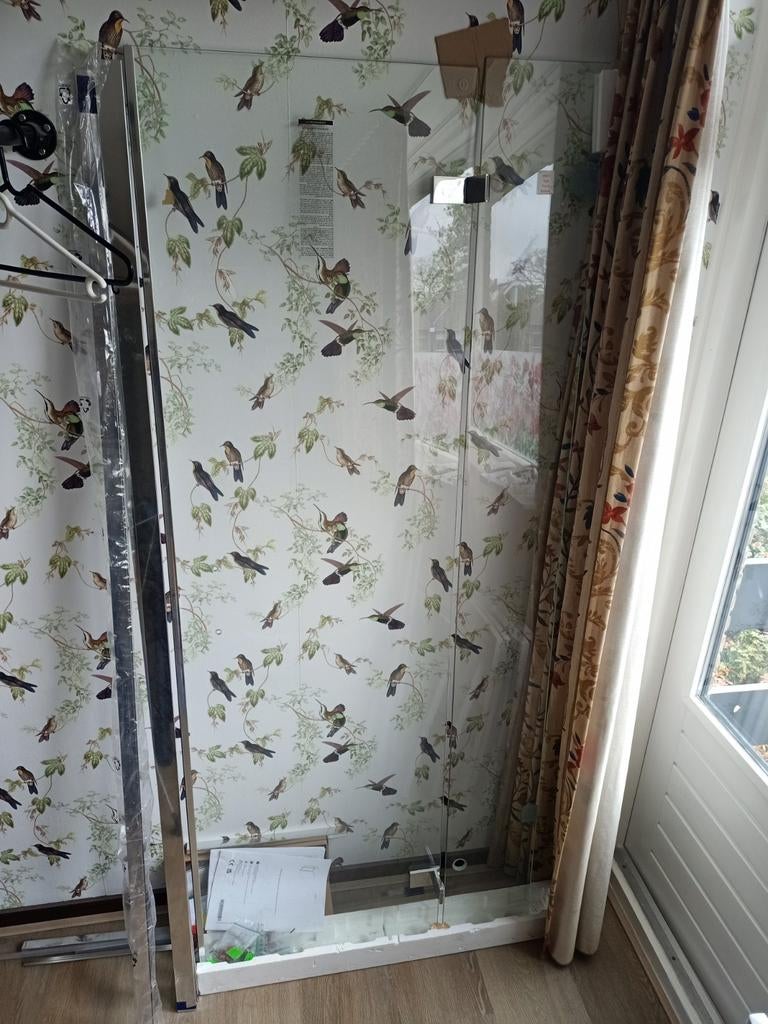 **Nieuw** Glazendeur Nisdeur badkamerdeur H.198cm, Ophalen, Overige typen, Nieuw, 50 tot 100 cm