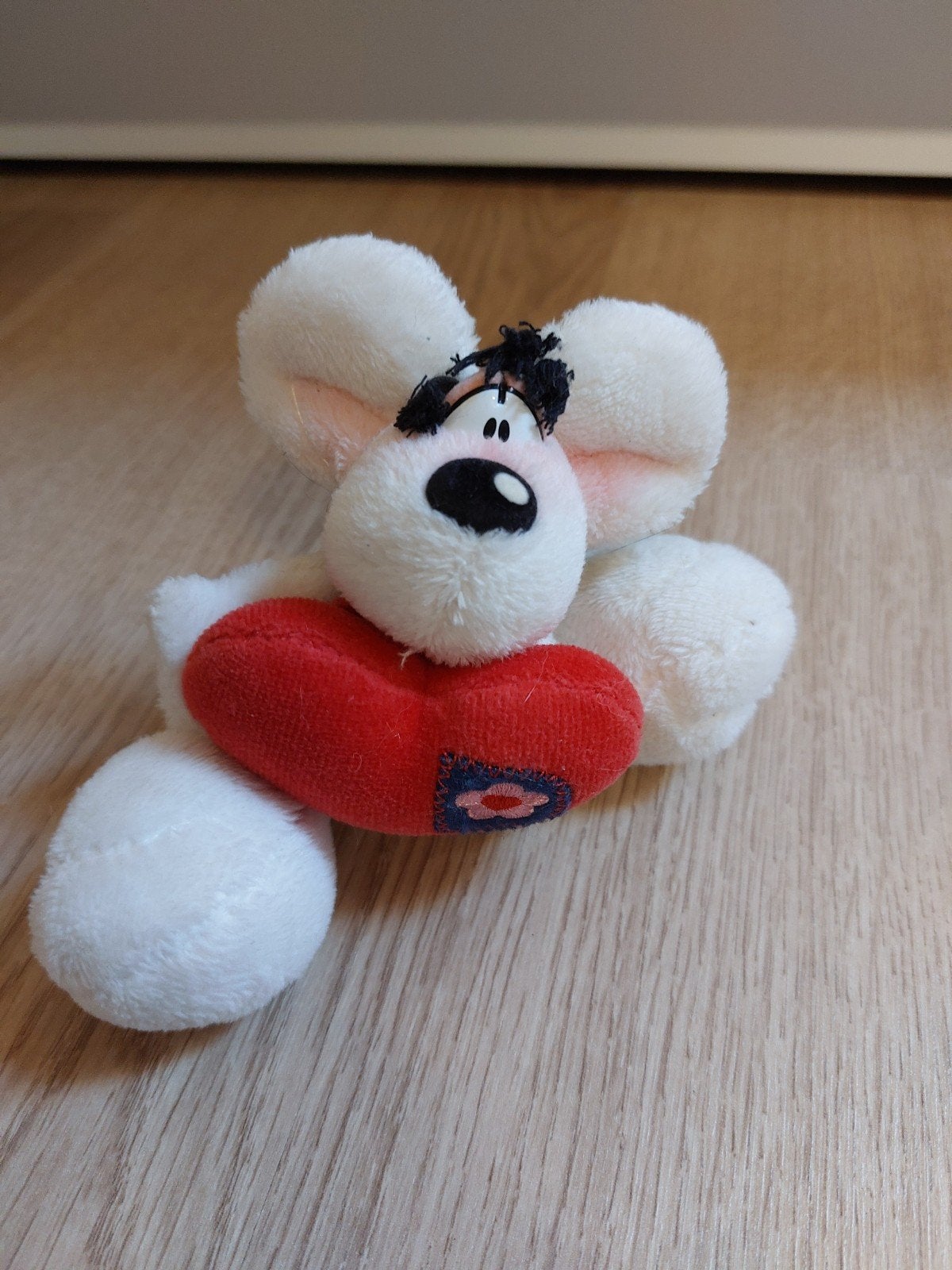 Diddl sleutelhanger knuffeltje met hart, Verzamelen, Ophalen of Verzenden, Knuffel
