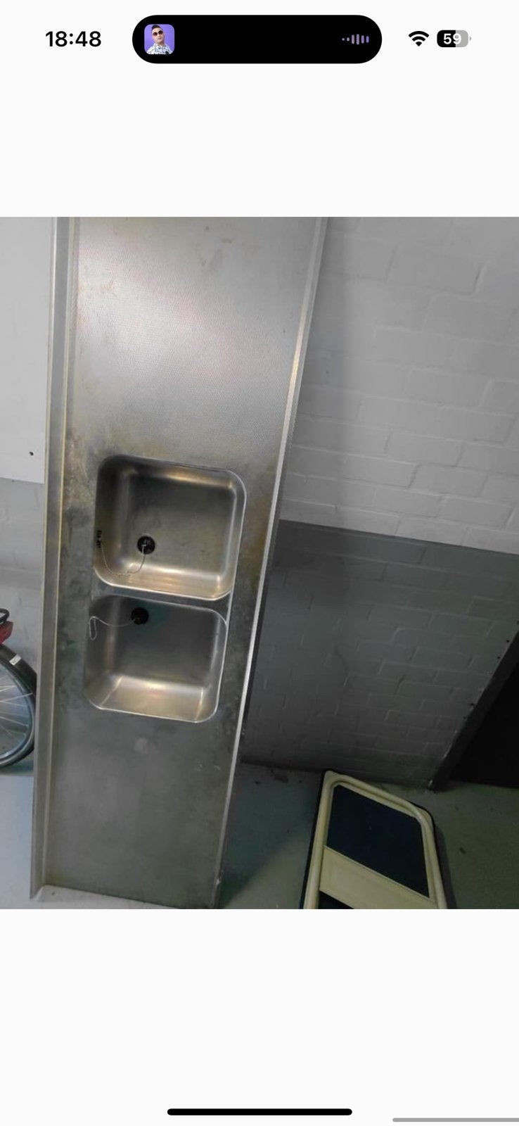 Aanrecht, Huis en Inrichting, Keuken | Keukenelementen, Ophalen of Verzenden, Zo goed als nieuw