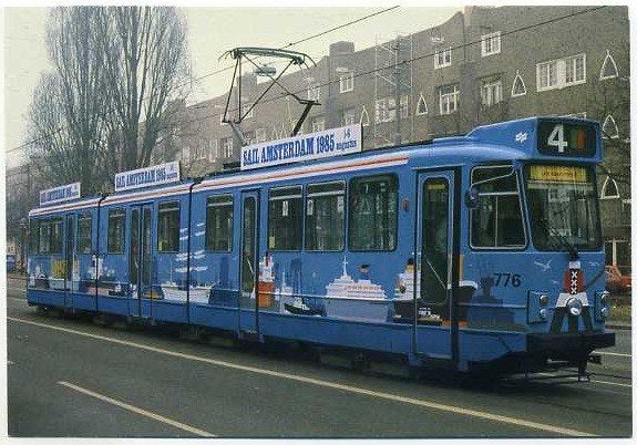 Amsterdam - Tram GVB 776 (Haventram), Ophalen of Verzenden, 1980 tot heden, Ongelopen, Noord-Holland