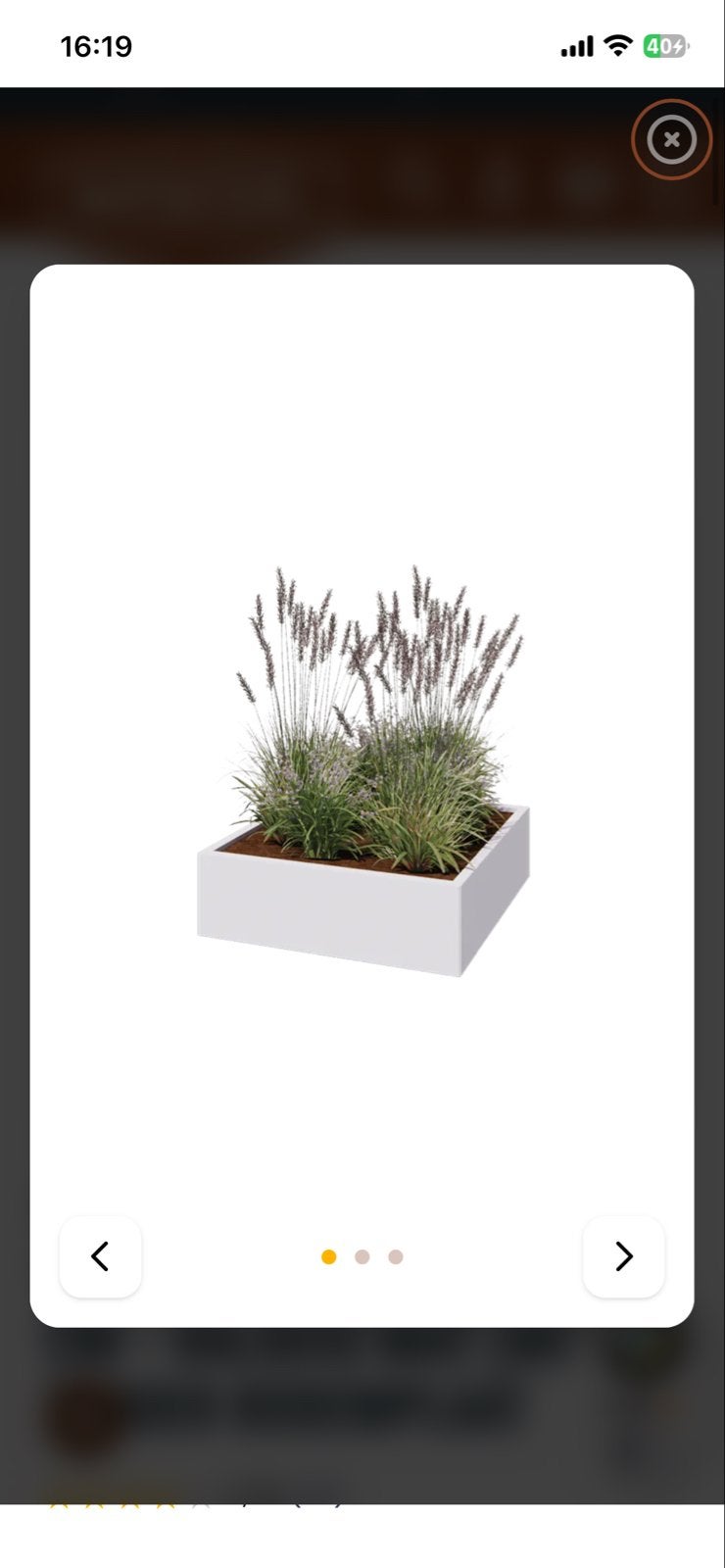 Mysteel Stalen Plantenbak mat Wit, Ophalen, 100 cm of meer, Vierkant, Nieuw