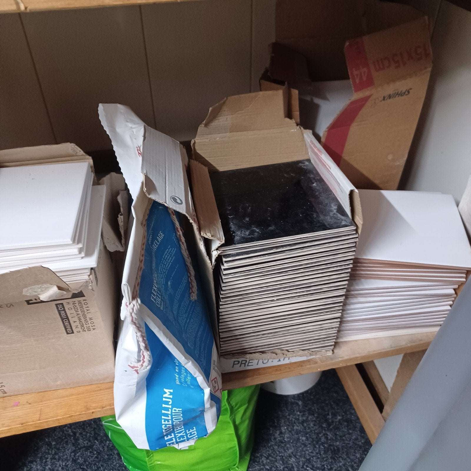 Restant wandtegels gratis, Ophalen, Nieuw, Minder dan 20 cm, Minder dan 5 m²