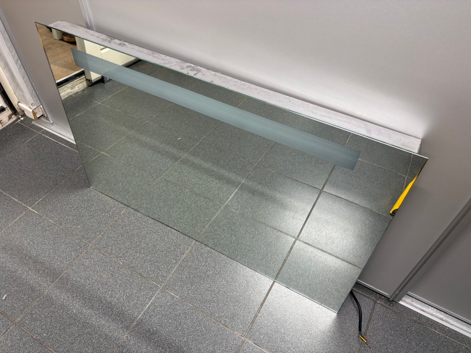 Badkamer Spiegel met verlichting 100 x 63 x 8, Ophalen, Gebruikt, 100 tot 150 cm, Overige typen