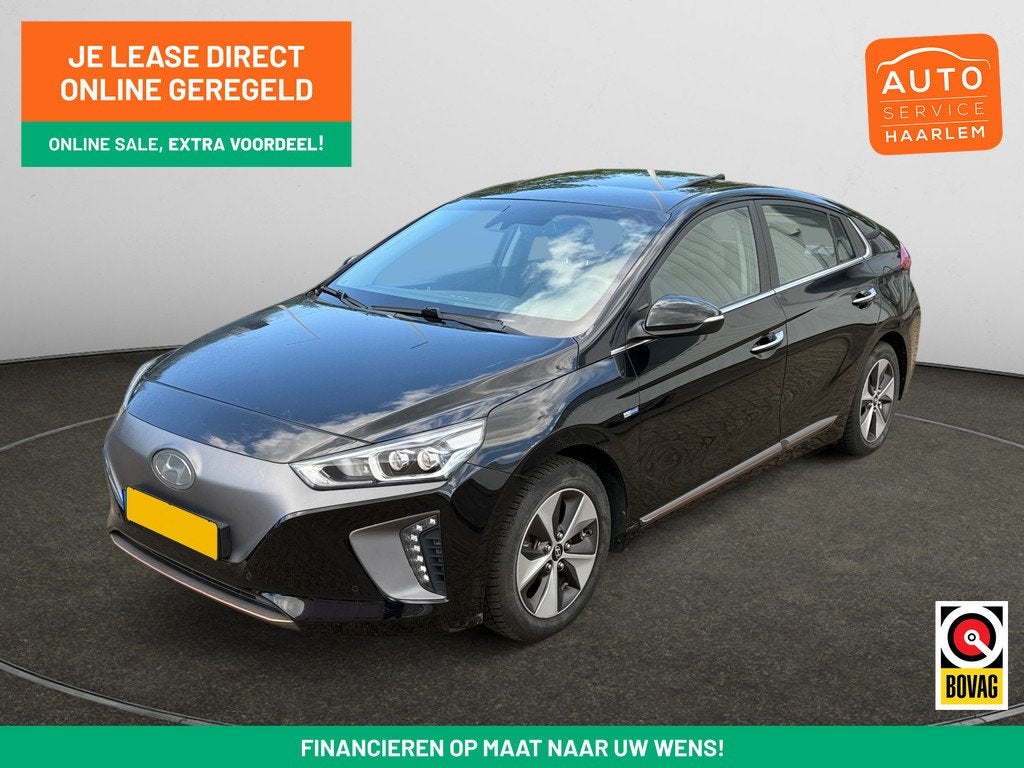 Hyundai IONIQ Premium+ EV Aut- SOH 99%, Schuifdak, Stoelvent, Auto's, Hyundai, Bedrijf, Te koop, IONIQ, ABS, Achteruitrijcamera