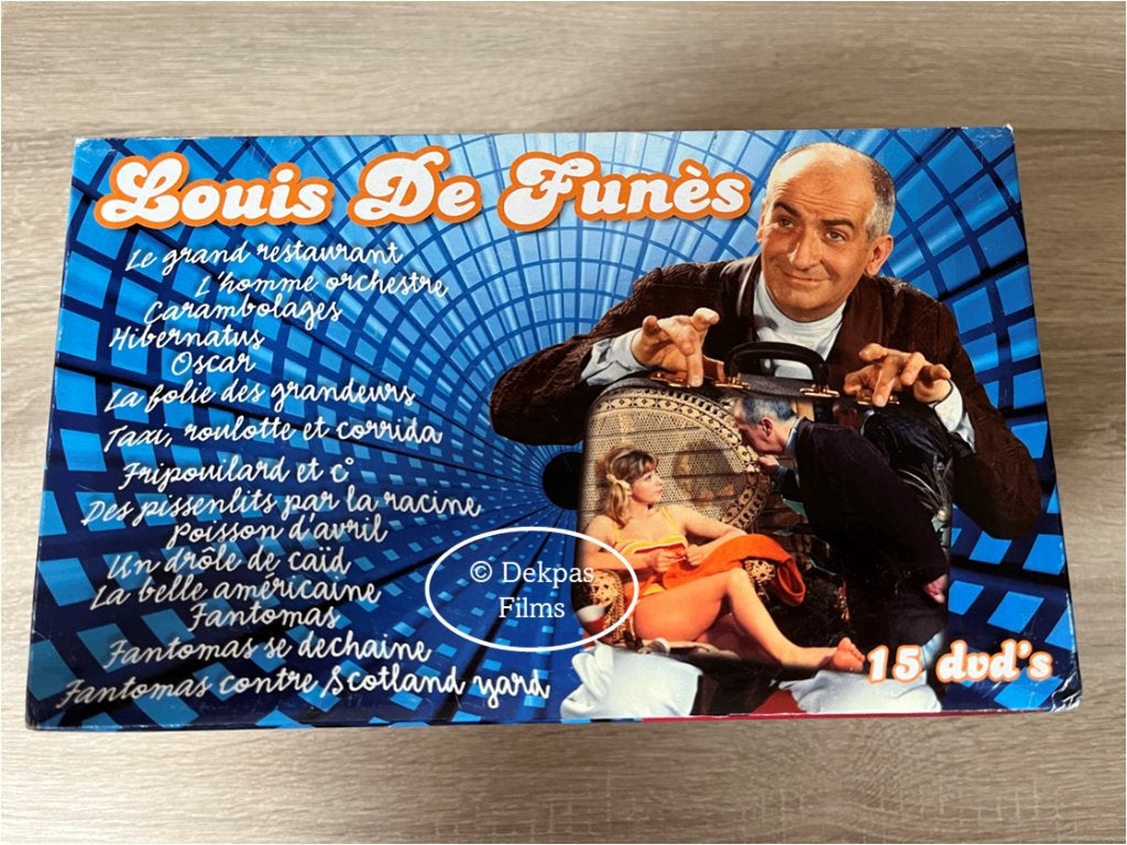 Dvd's Louis de Funès - 15 Disc Box, Alle leeftijden, Nederlands, Overige genres, Ophalen of Verzenden
