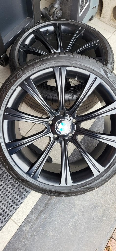 BMW E60 M5 Style 166 19” velgenset + Pirelli P Zero, 255 mm, Banden en Velgen, Zomerbanden, Ophalen