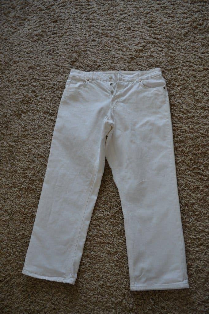 Witte broek maat 44 H&M, H&M, Wit, Maat 42/44 (L), Ophalen of Verzenden