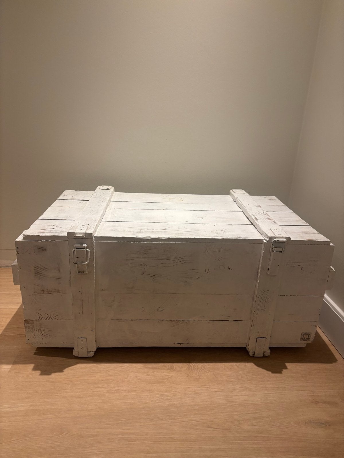Houten Speelgoedkist / Legerkist / Opberger - indomus Wit, Ophalen, Gebruikt, 100 tot 150 cm, 5 – 50