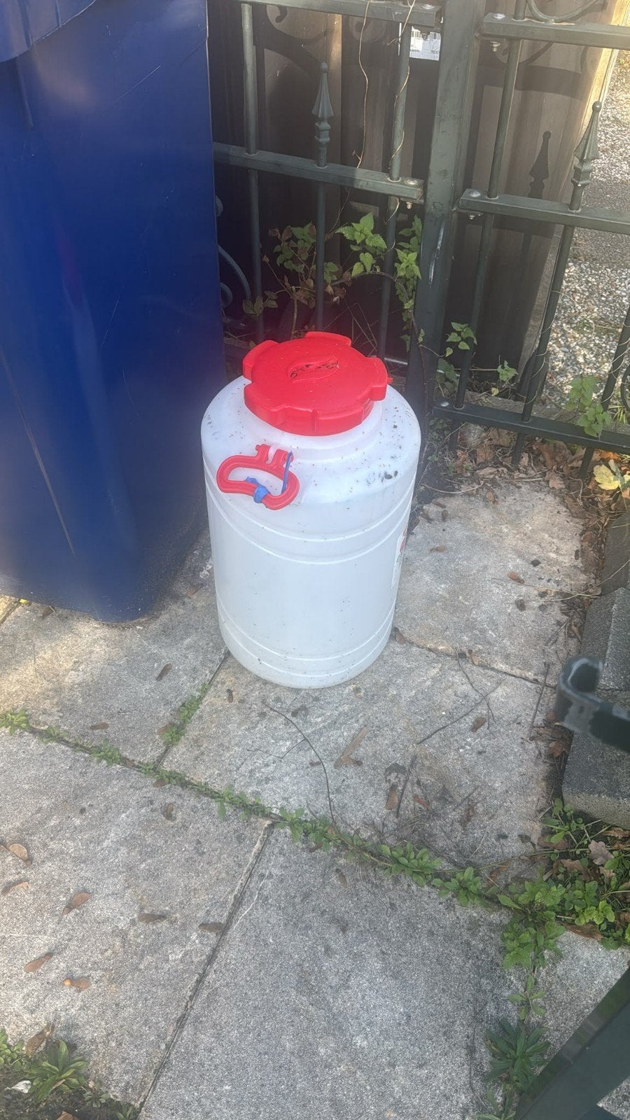 30 liter voerton, Ophalen, Gebruikt