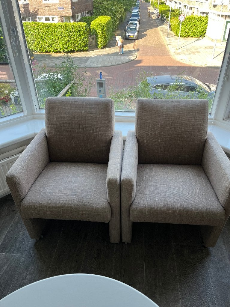 Eetkamerstoelen, 2 stuks, Ophalen, Gebruikt, Twee, Bruin