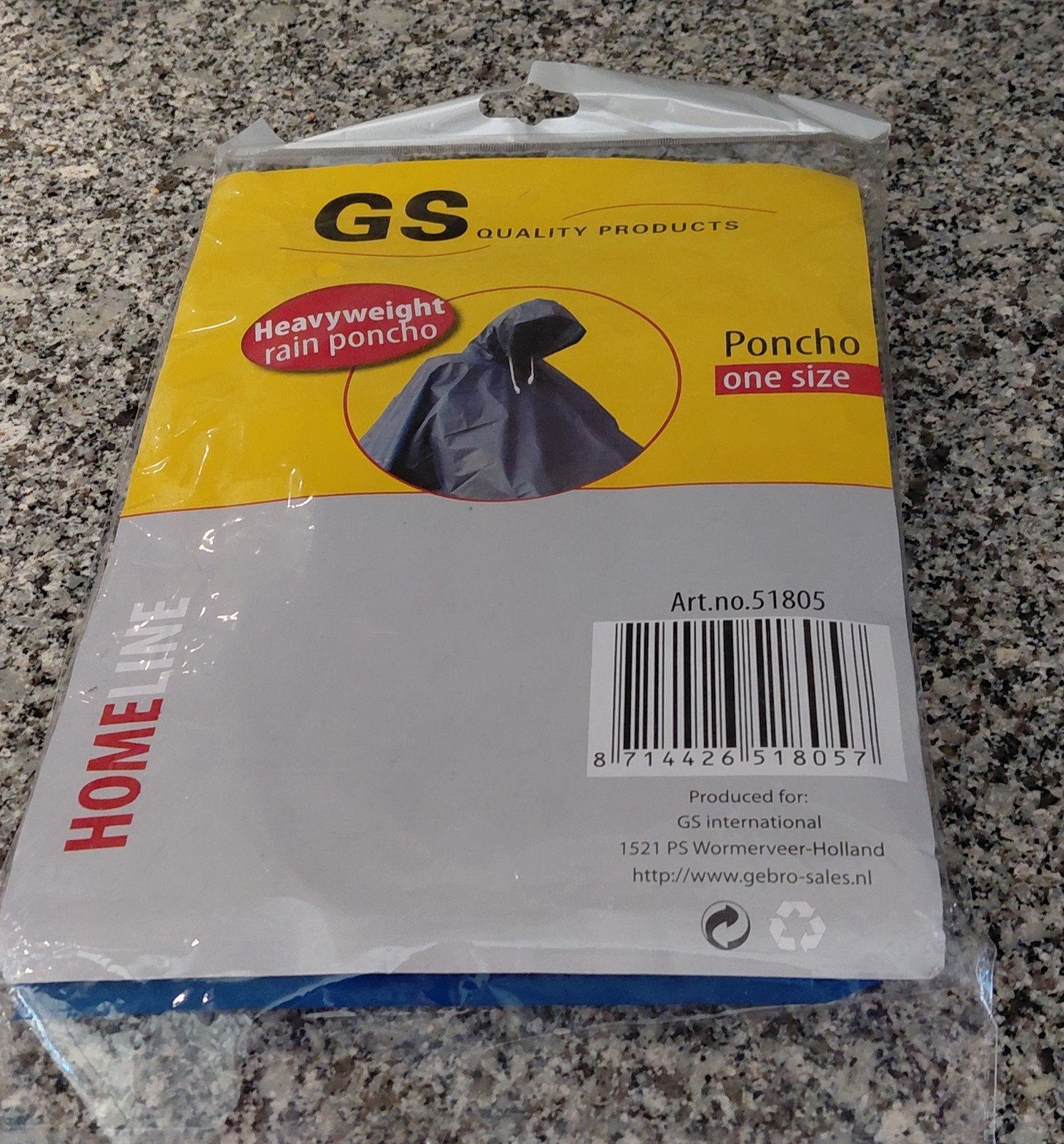 GS Heavyweight Regenponcho - One Size, Ophalen of Verzenden, Nieuw, Regenpak, Dames