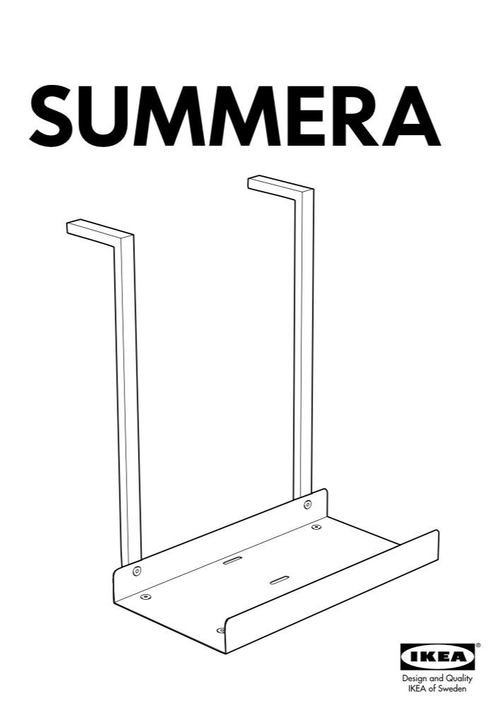 Ikea Summera computer houder, Ophalen, Gebruikt