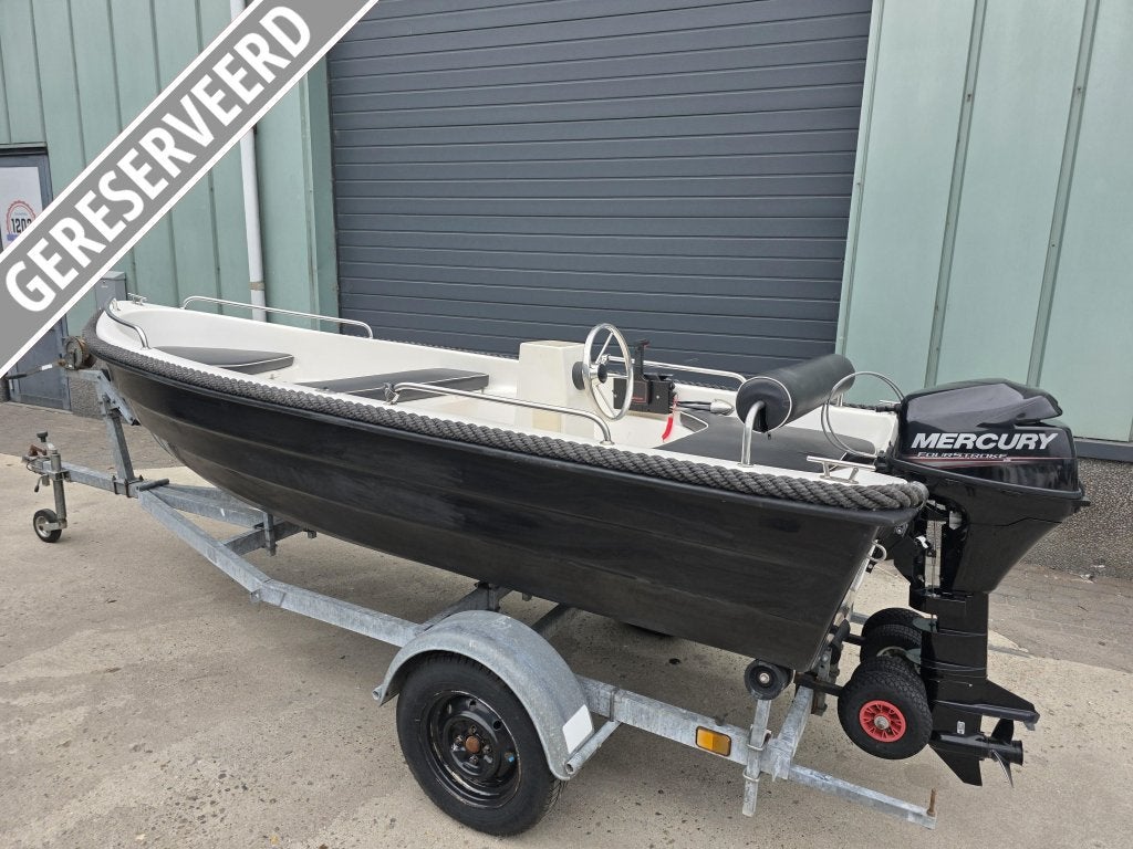 Amigo 390 classic 2016 9,9pk Mercury elektrisch gestart