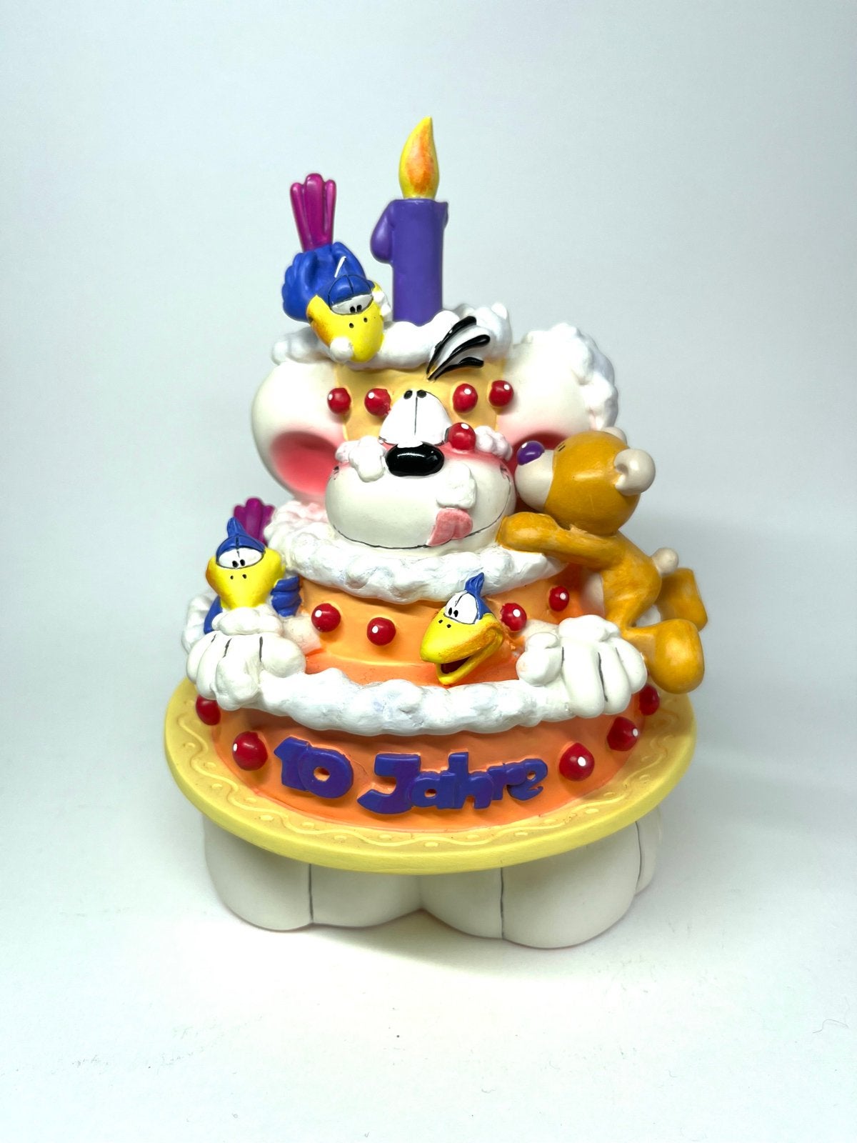 Diddl 10 Jaar Jubileum Taart Spaarpot, Verzamelen, Ophalen of Verzenden, Diddl, Zo goed als nieuw, Beeldje of Figuurtje
