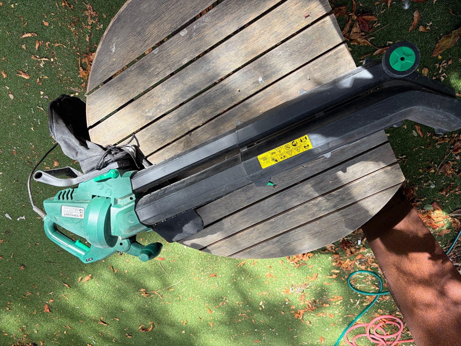 TOPCRAFT Bladblazer/Bladzuiger 2800W met opvangzak, Ophalen, Gebruikt, Handgedragen, Met opvangzak