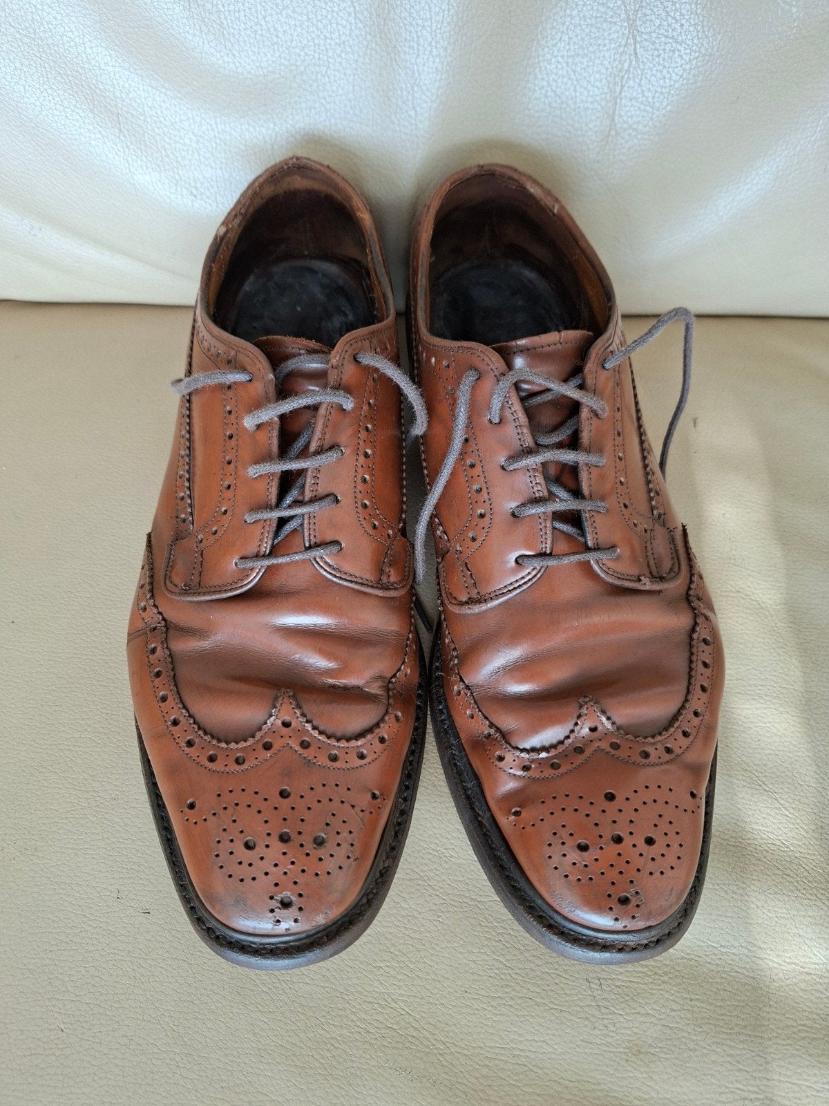 Klassieke Church’s Grafton Brogues Vintage Last 73 Maat 41​, Kleding | Heren, Schoenen, Ophalen of Verzenden, Bruin