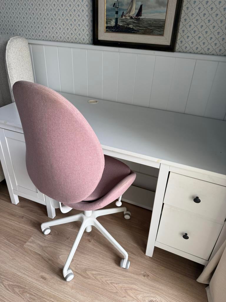 IKEA Hemnes bureau - Wit - Ophalen in Amersfoort, Ophalen, Overige typen, Gebruikt, IKEA