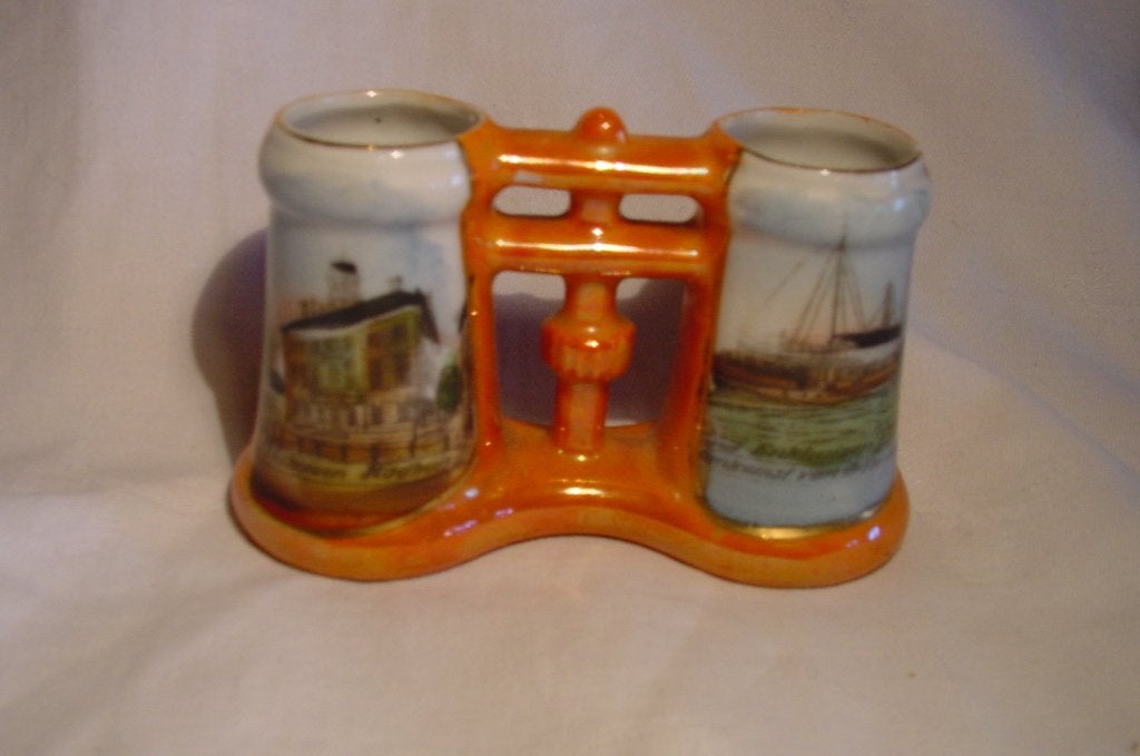 Antiek souvenir uit Enkhuizen aardewerk, Antiek en Kunst, Verzenden
